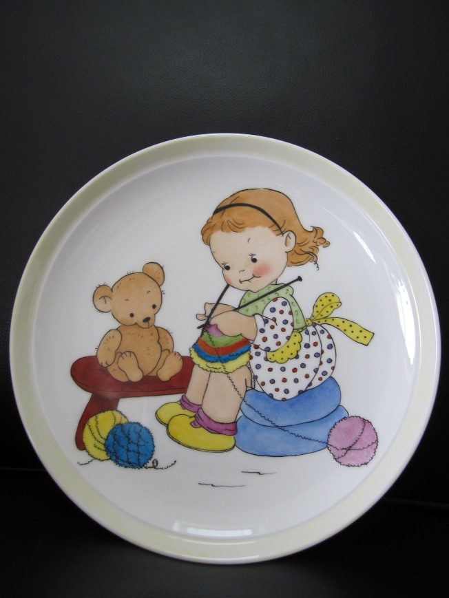 hand painted plate, The China Hutch